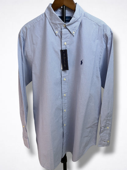 Camisa Polo Ralph Lauren 16 1/2 Classic Fit Manga Larga 32/33 Talla L