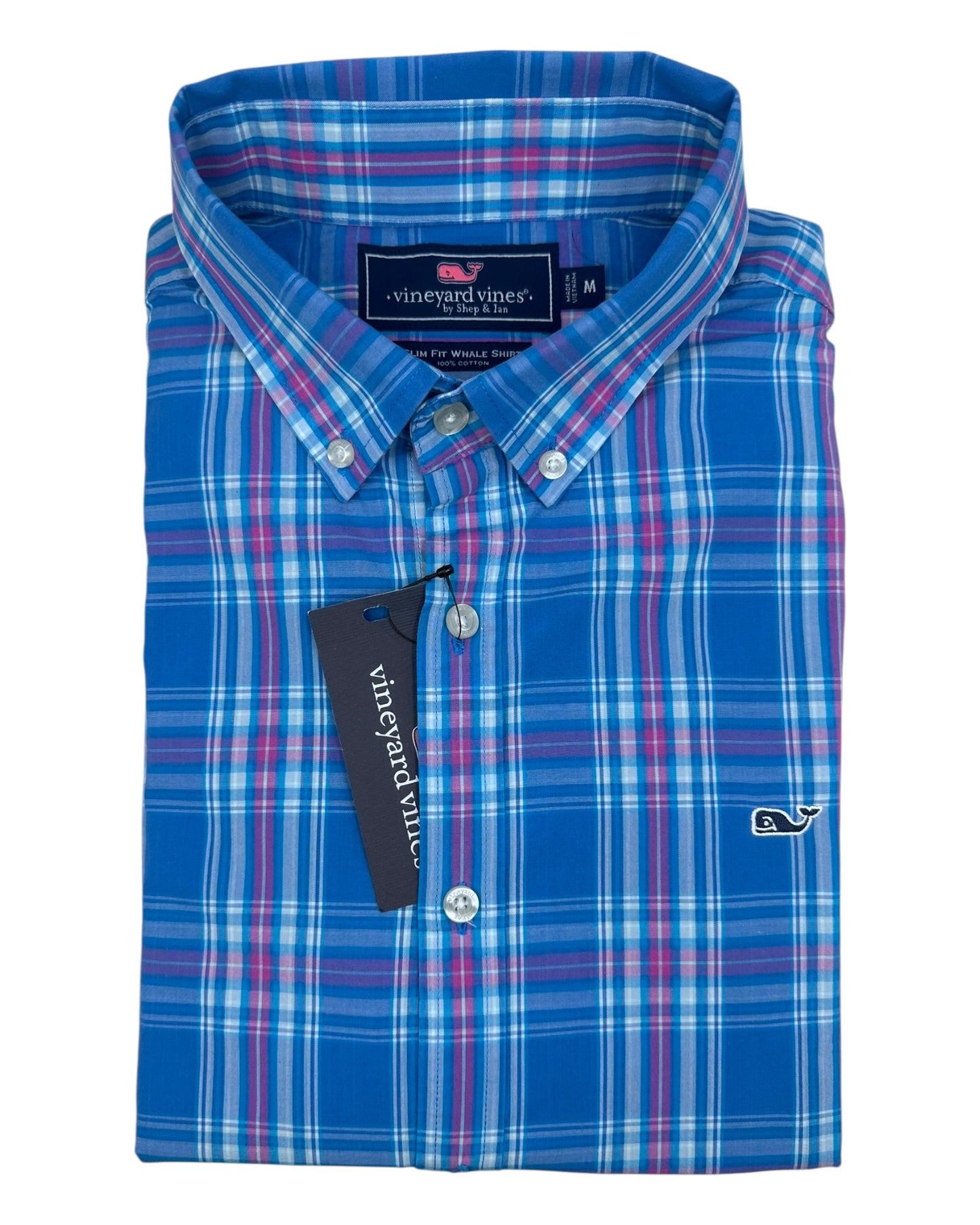 Camisa Vineyard Vines Slim Fit Manga Larga Talla M