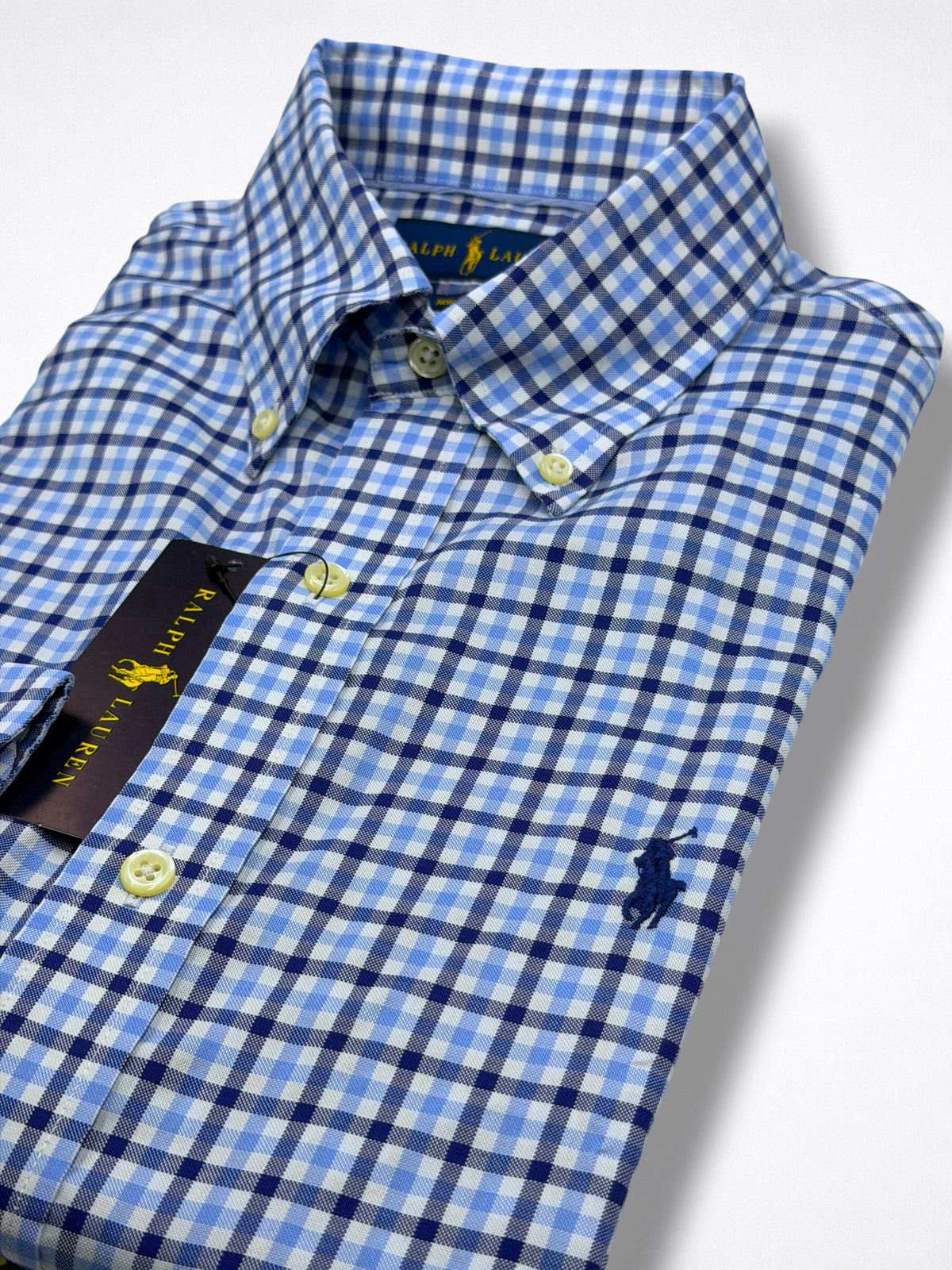 Camisa Polo Ralph Lauren Classic Fit Manga Larga Talla S