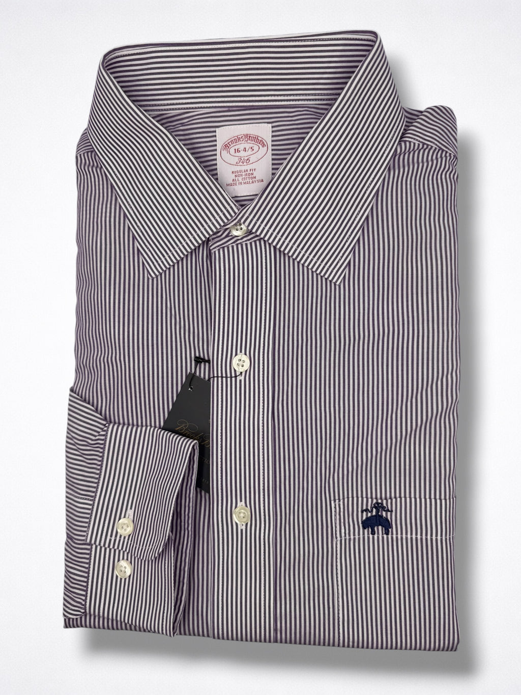 Camisa Brooks Brothers Classic Fit Manga Larga Talla L