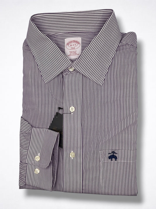 Camisa Brooks Brothers Classic Fit Manga Larga Talla L