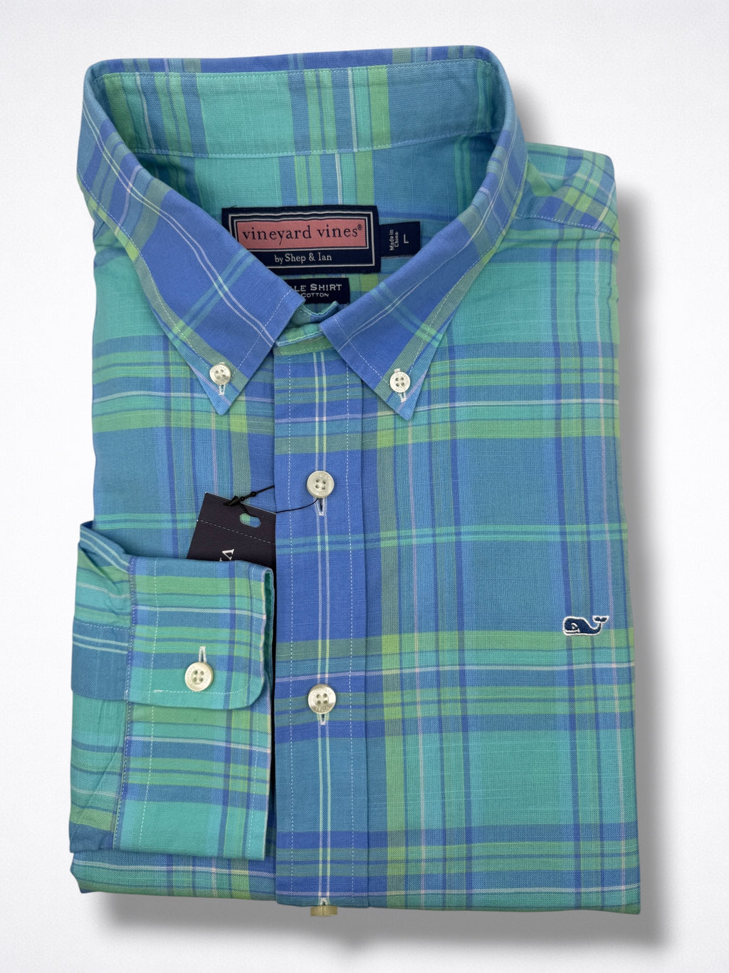 Camisa Vineyard Vines Classic Fit manga larga talla L