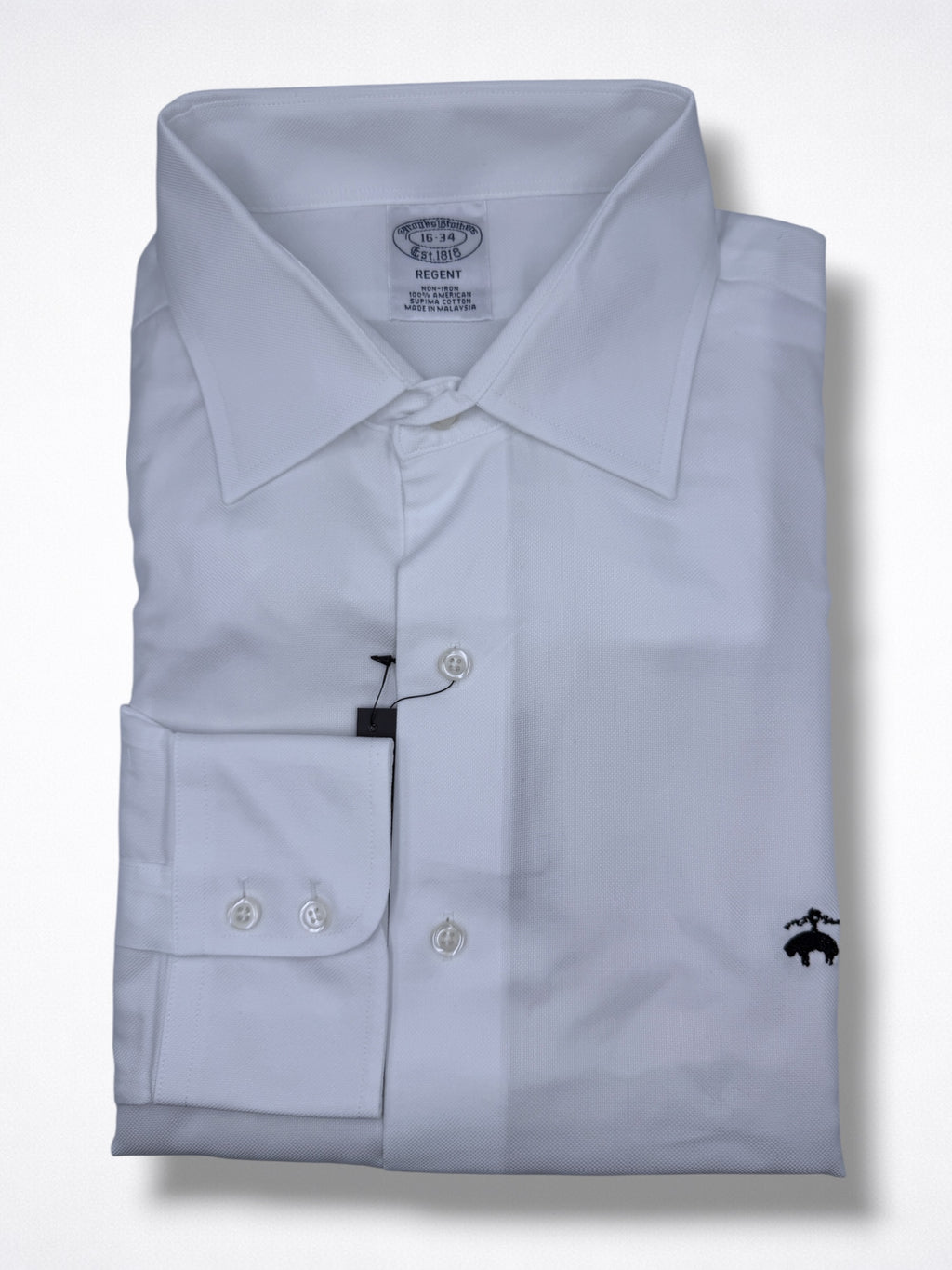 Camisa Brooks Brothers Classic Fit manga larga talla L