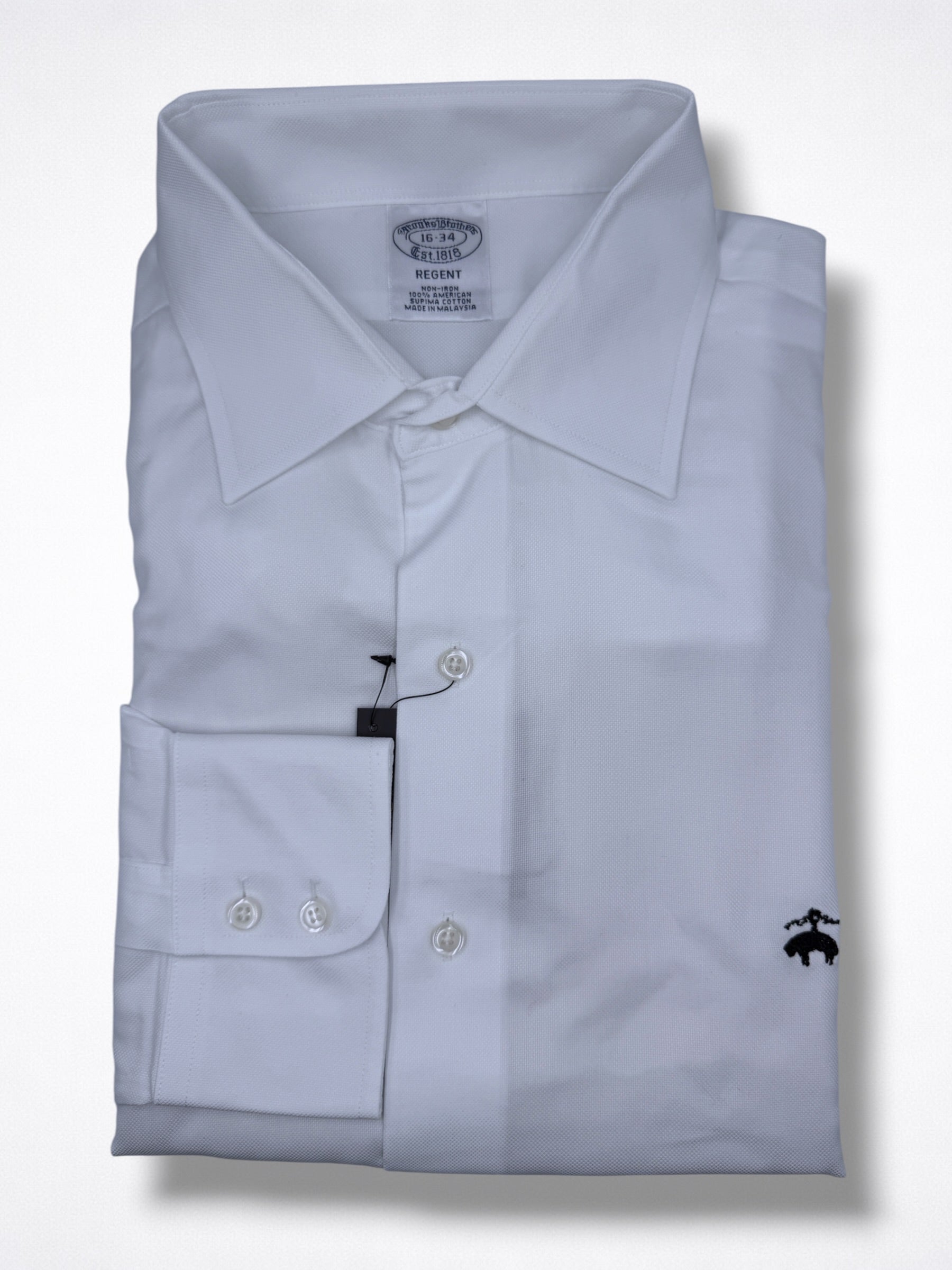 Camisa Brooks Brothers Classic Fit manga larga talla L