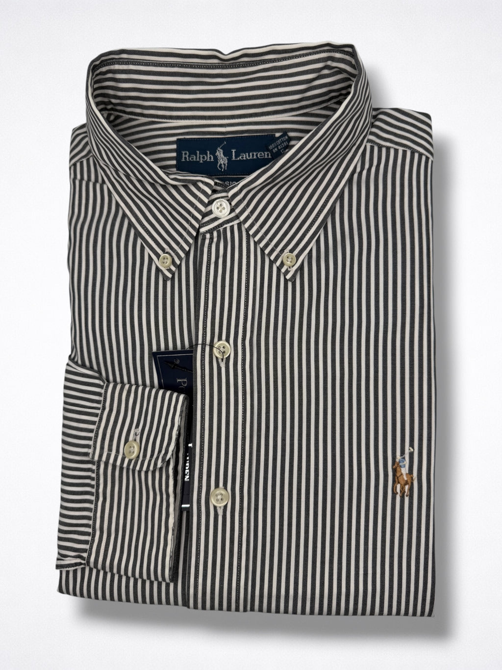 Camisa Polo Ralph Lauren Classic Fit manga larga talla L