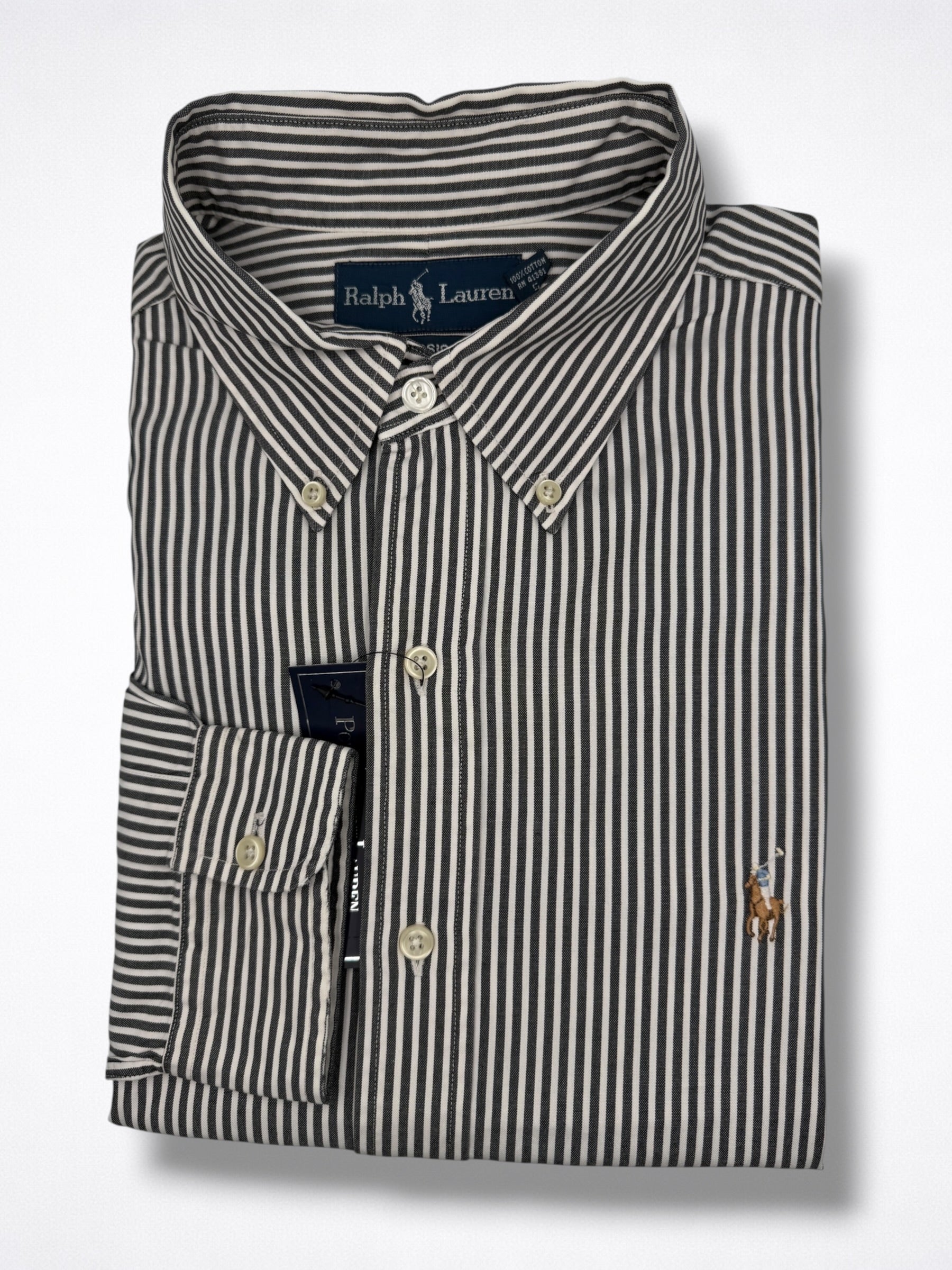 Camisa Polo Ralph Lauren Classic Fit manga larga talla L