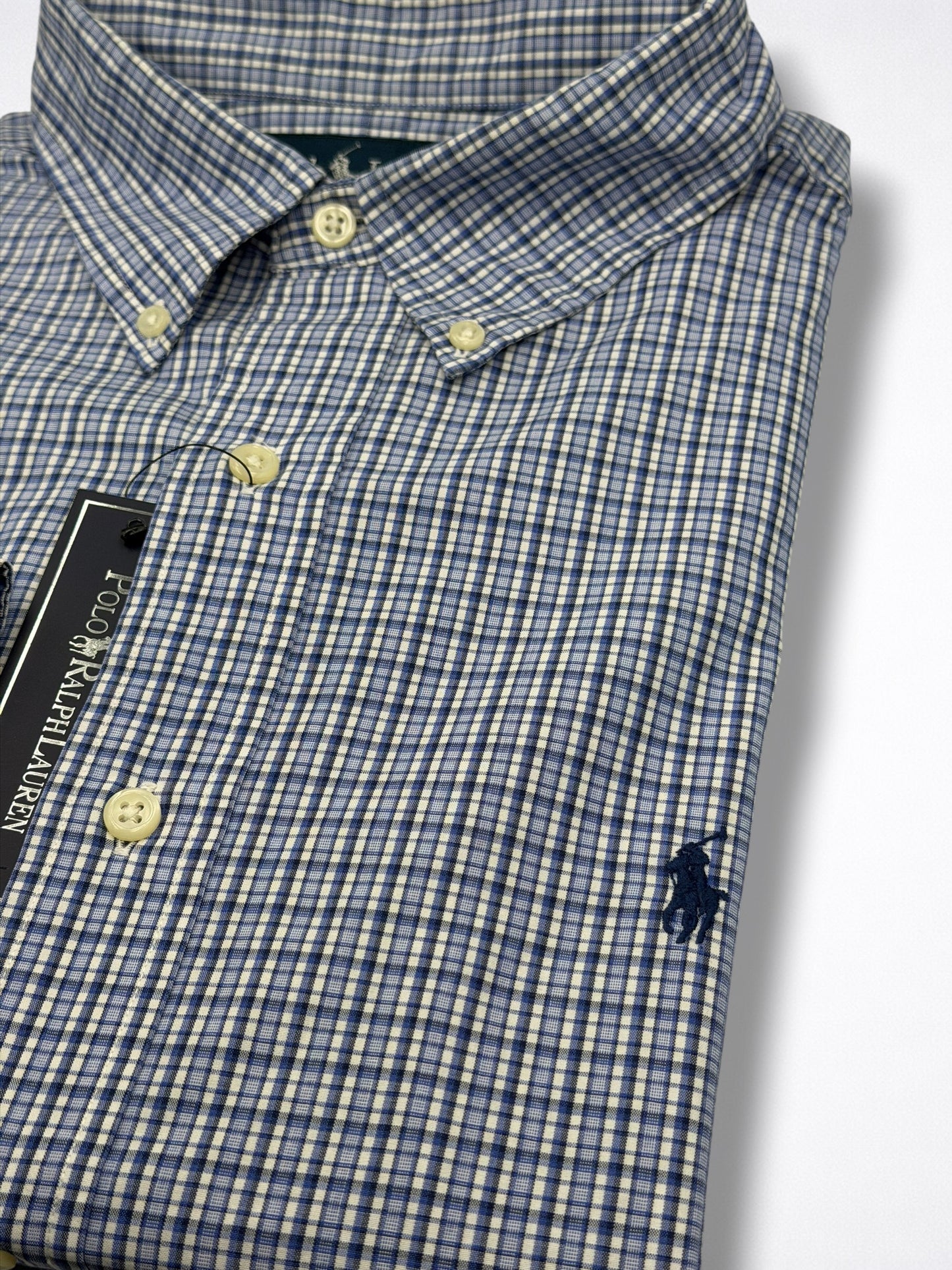 Camisa Polo Ralph Lauren Classic Fit 17 manga larga 36/37 Talla XL