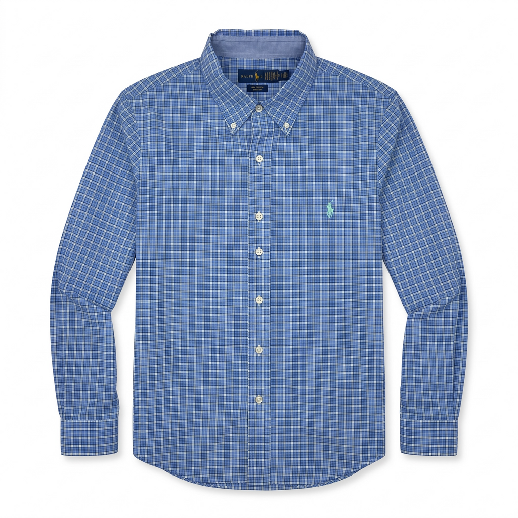 Camisa Polo Ralph Lauren Classic Fit manga larga talla L