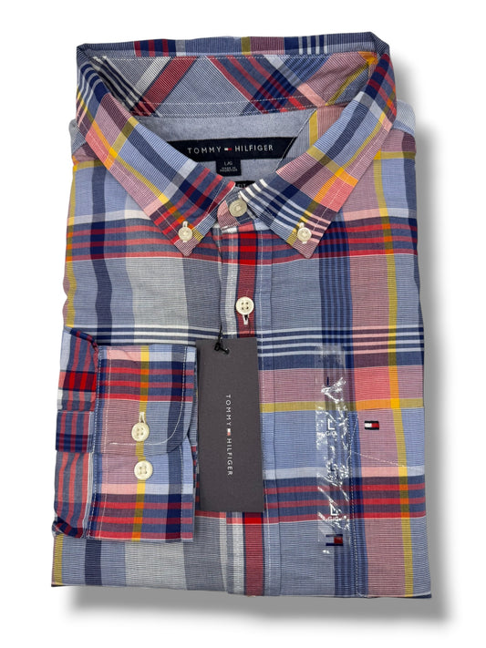 Camisa Tommy Hilfiger Classic Fit Manga Larga Talla L