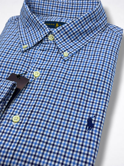 Camisa Polo Ralph Lauren Classic Fit Manga Larga Talla L
