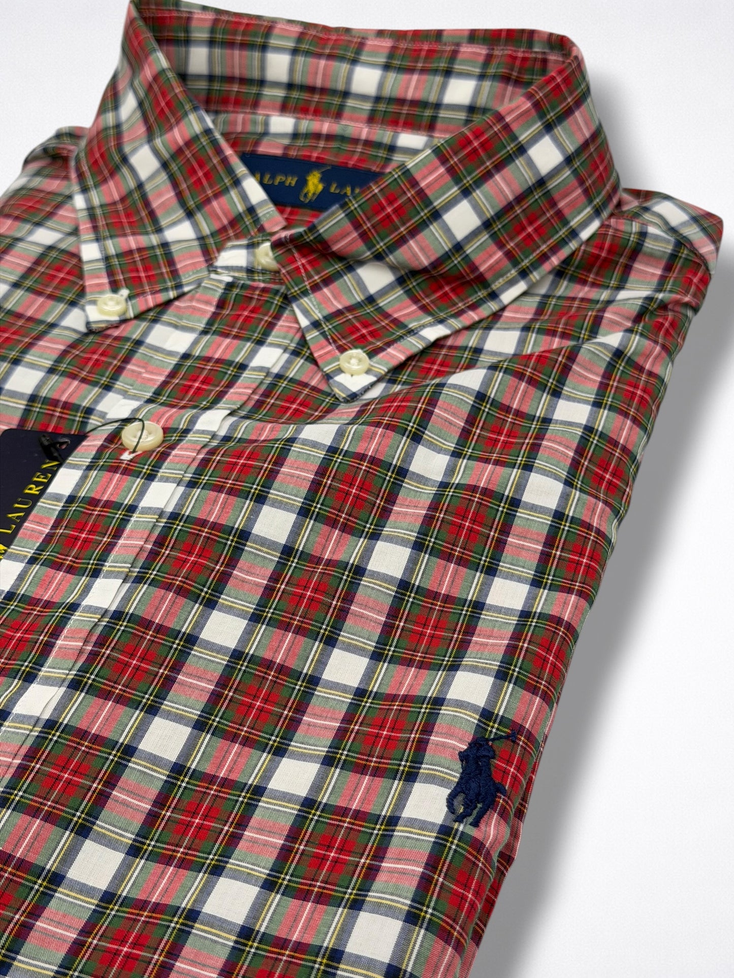 Camisa Polo Ralph Lauren Classic Fit Manga Larga Talla L