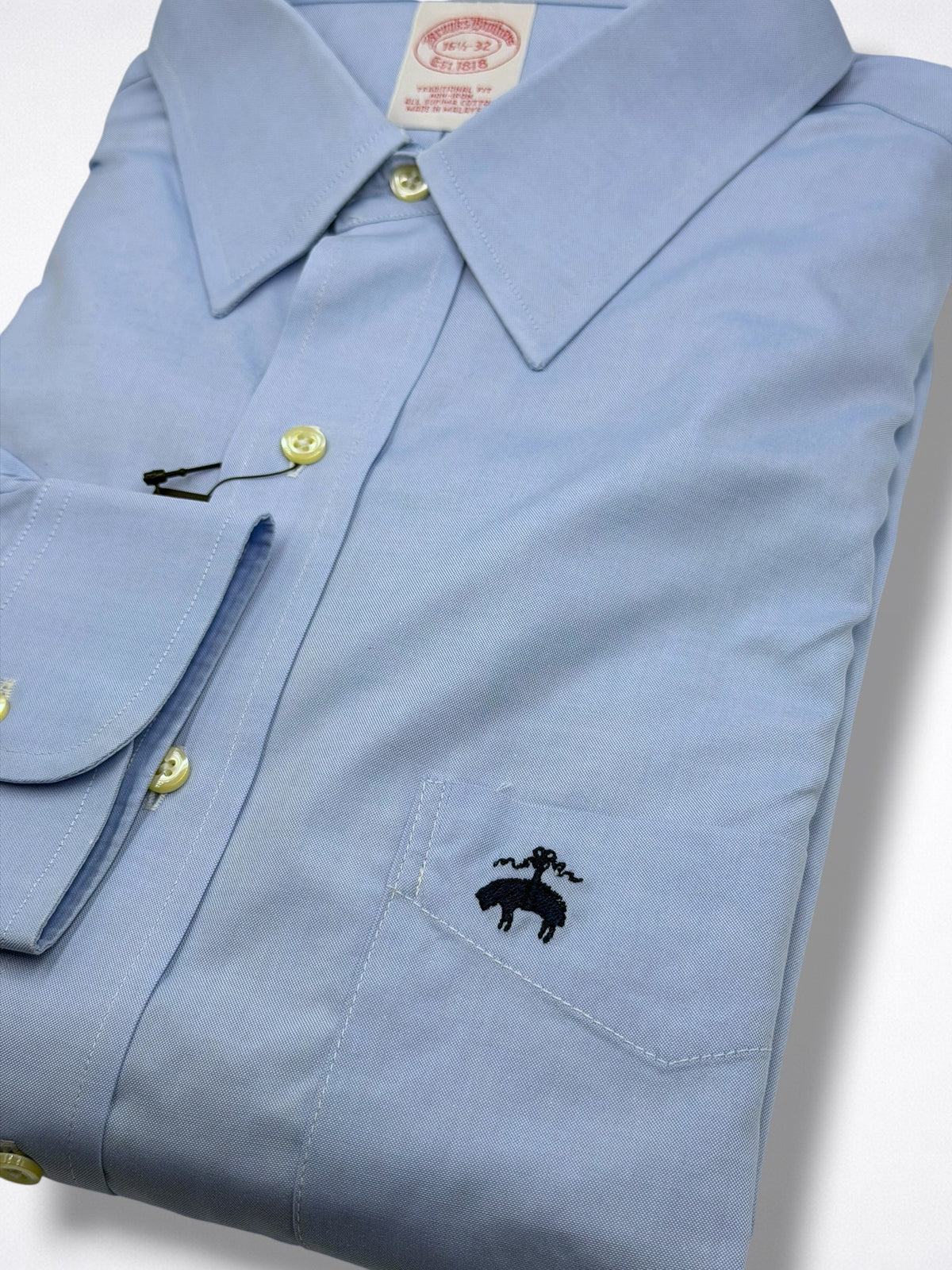 Camisa Brooks Brothers 16 1/2 Classic Fit Manga Larga 32 Talla L