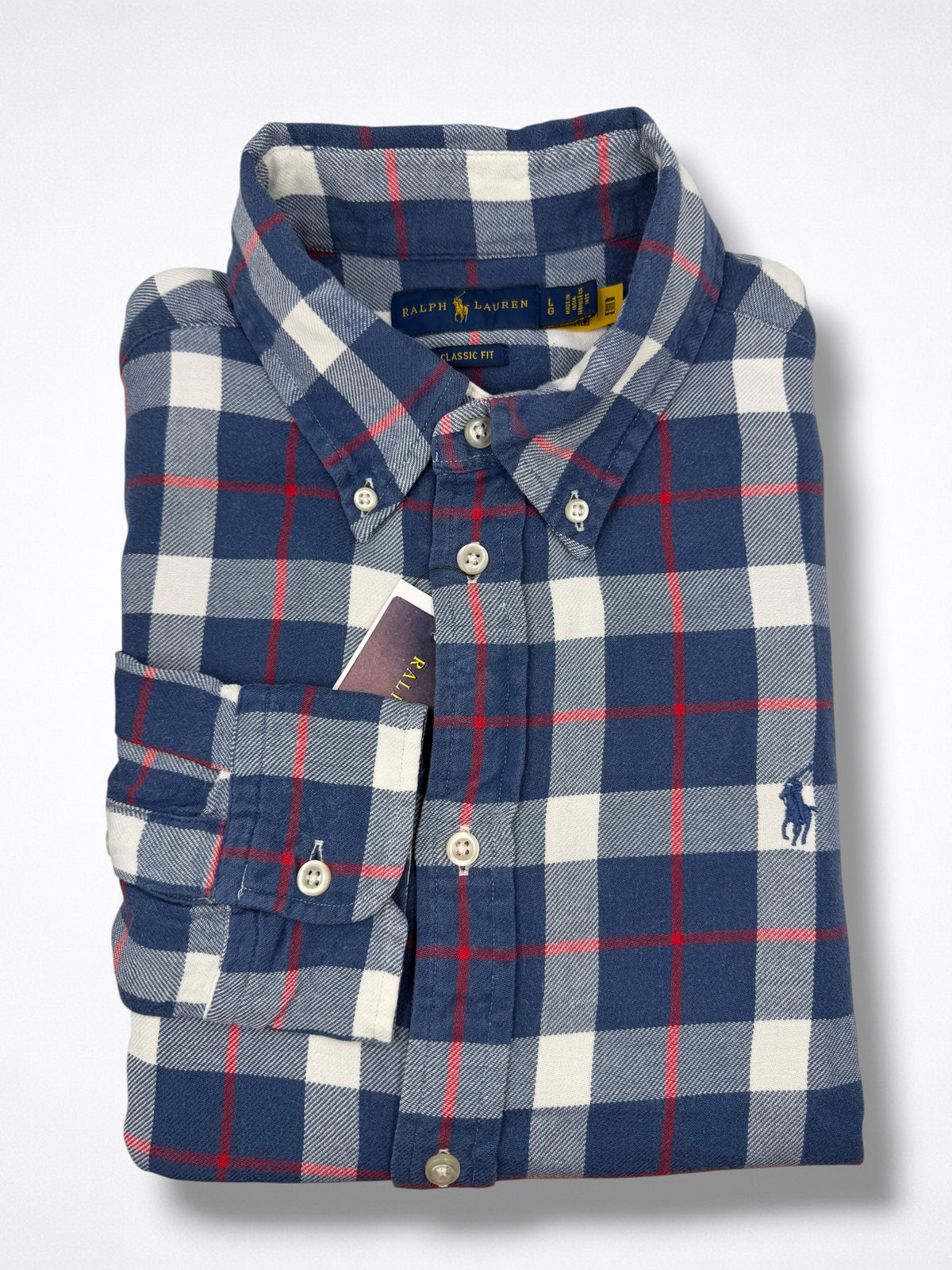 Camisa Polo Ralph Lauren  Classic fit talla L, modelo reducido, sirve para talla S