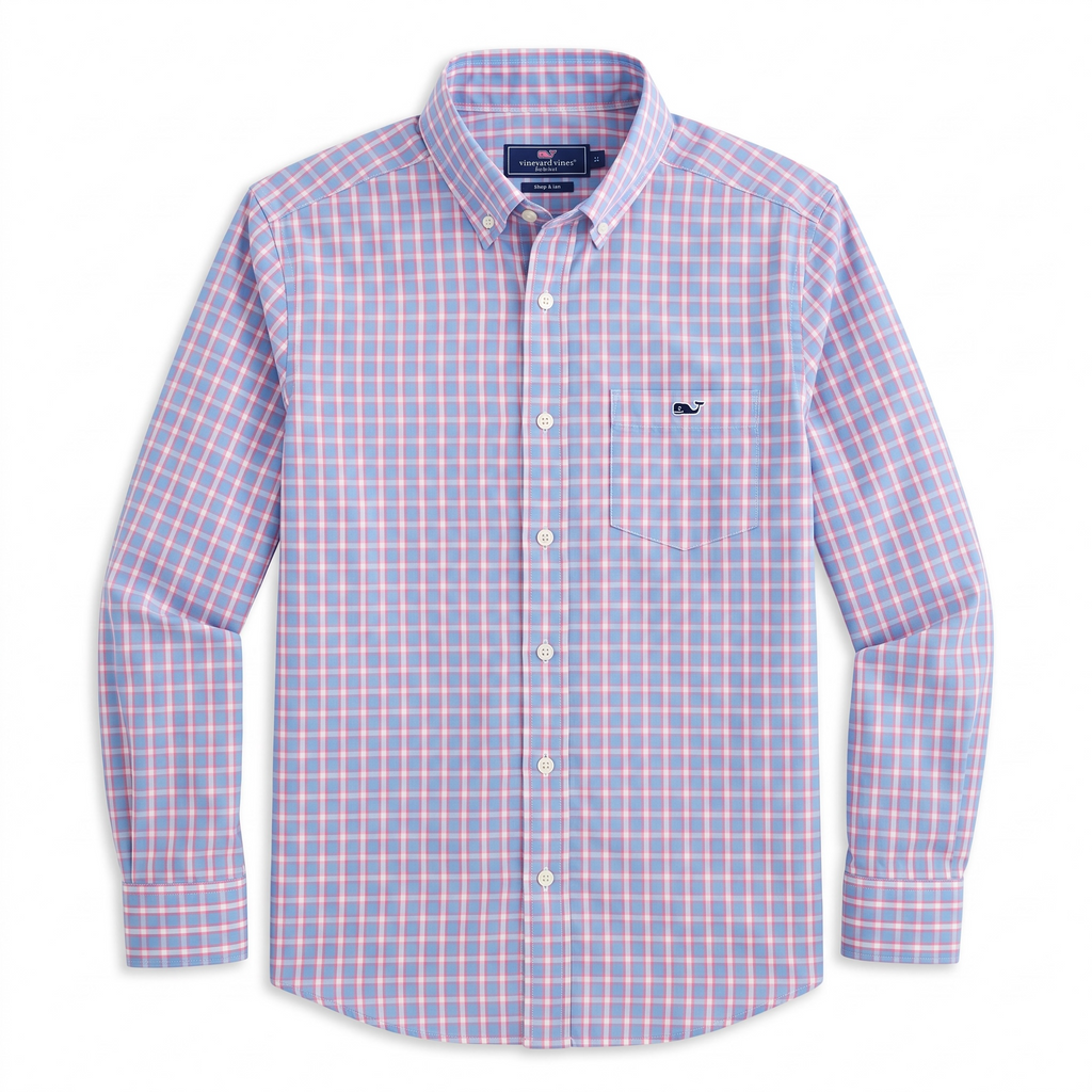 Camisa Vineyard Vines Classic Fit manga larga talla S