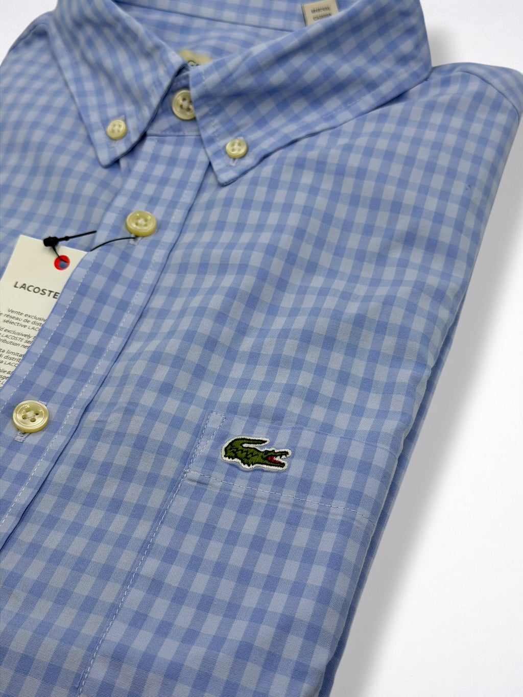 Camisa Lacoste Classic Fit Manga Larga Talla S