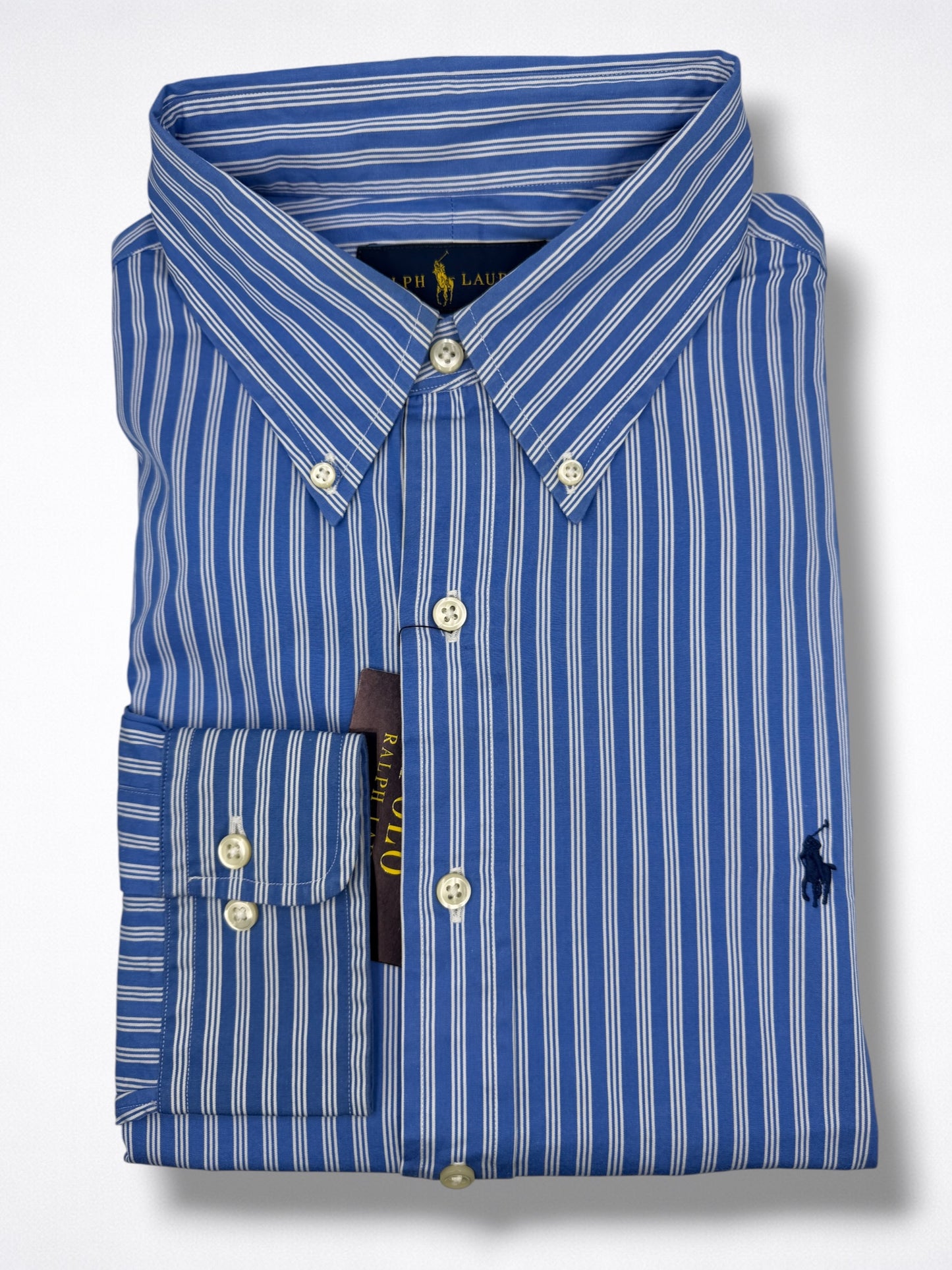 Camisa Polo Ralph Lauren Classic Fit Manga Larga Talla L