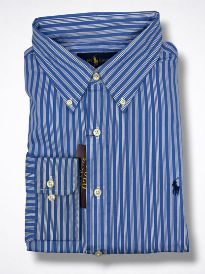 Camisa Polo Ralph Lauren Classic Fit Manga Larga Talla L
