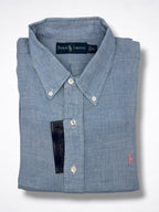 Camisa Polo RAlph Lauren Classic Fit manga corta de lino talla XL