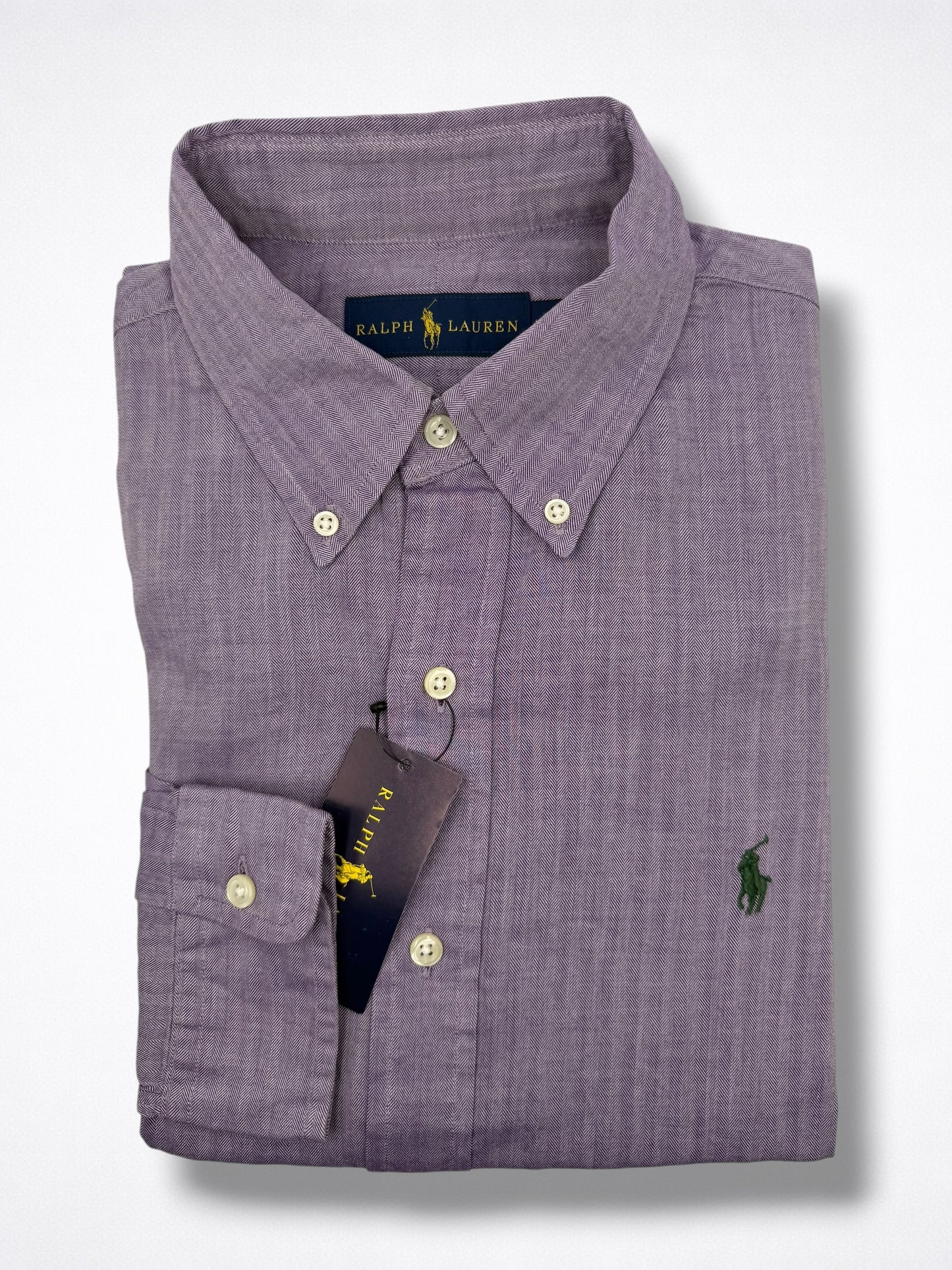 Camisa Polo Ralph Lauren Classic Fit Manga Larga Talla M