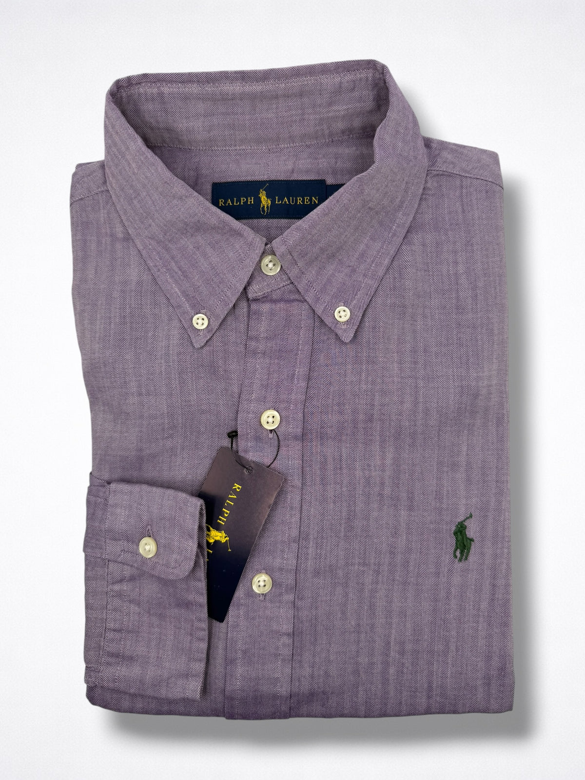 Camisa Polo Ralph Lauren Classic Fit Manga Larga Talla M