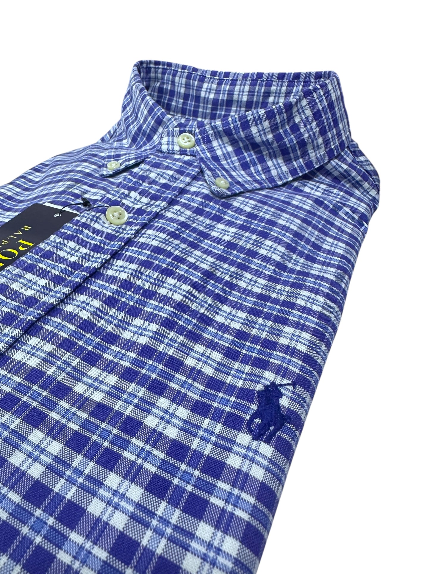 Camisa Polo Ralph Lauren Slim Fit Manga Larga Talla M