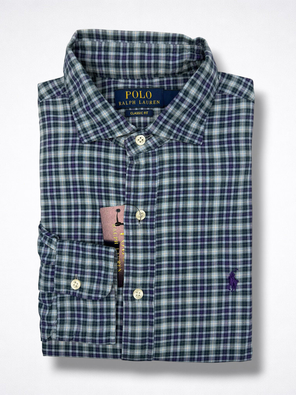 Camisa Polo Ralph Lauren Classic Fit Manga Larga Talla M