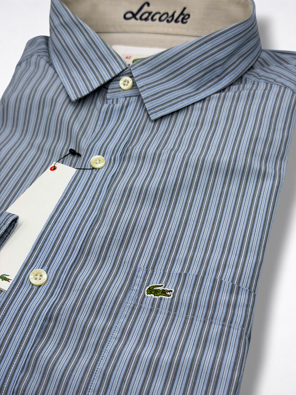 Camisa Lacoste Classic Fit Manga Larga Talla L