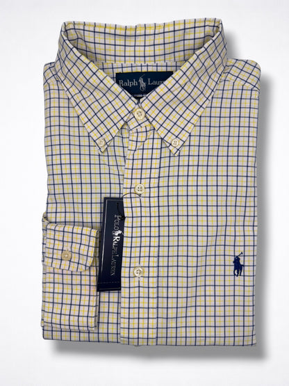 Camisa Polo Ralph Lauren Classic Fit Manga Larga Talla L