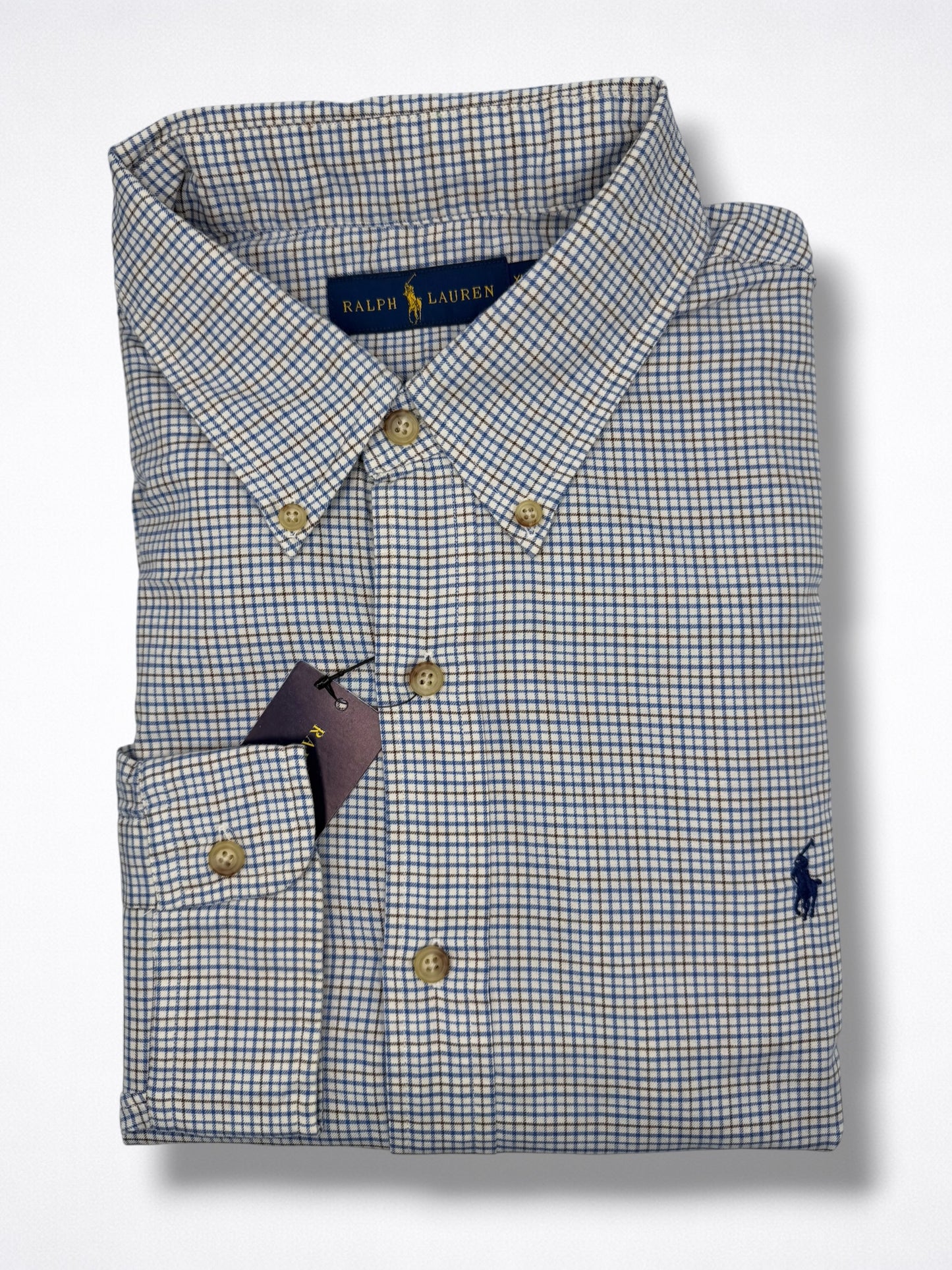 Camisa Polo Ralph Lauren Classic Fit Manga Larga Talla XL