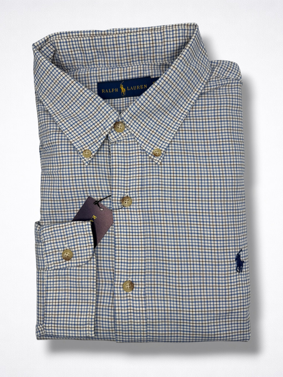 Camisa Polo Ralph Lauren Classic Fit Manga Larga Talla XL