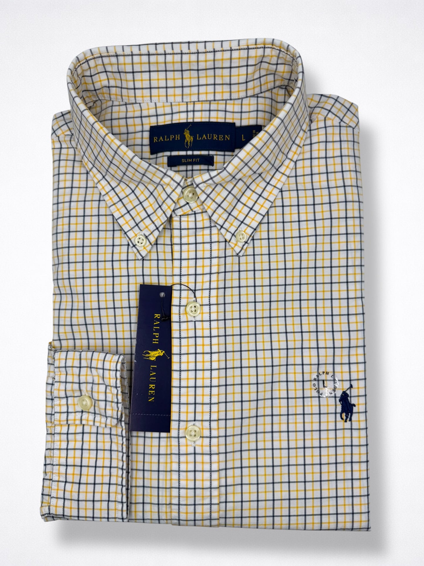 Camisa Polo Ralph Lauren Classic Fit Manga Larga Talla M