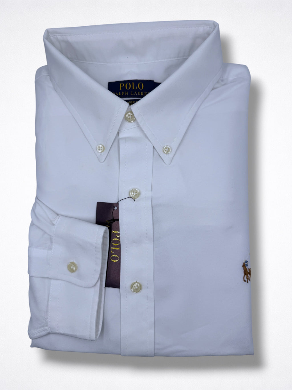 Camisa Polo Ralph Lauren Classic Fit manga larga talla XL