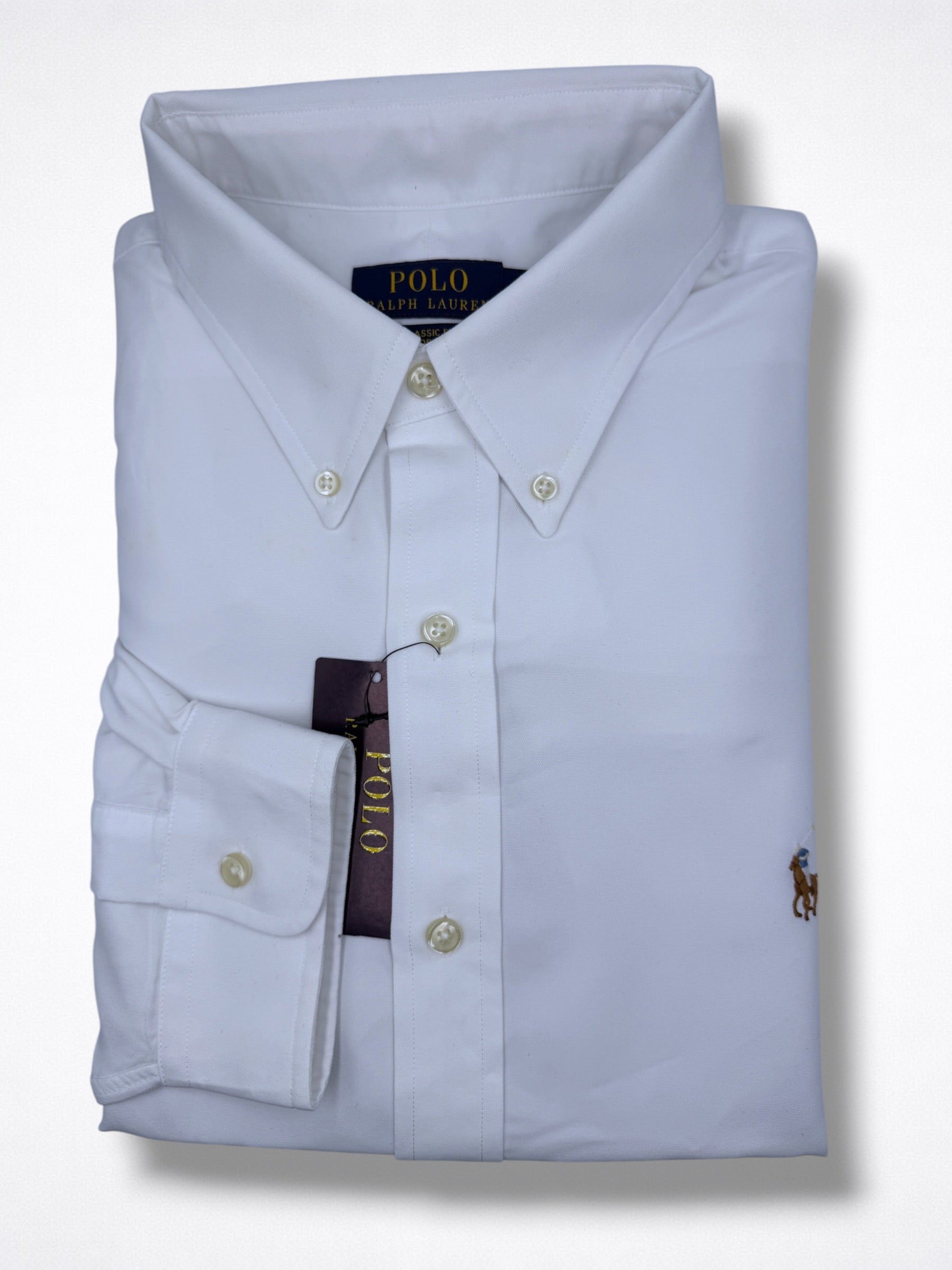 Camisa Polo Ralph Lauren Classic Fit manga larga talla XL