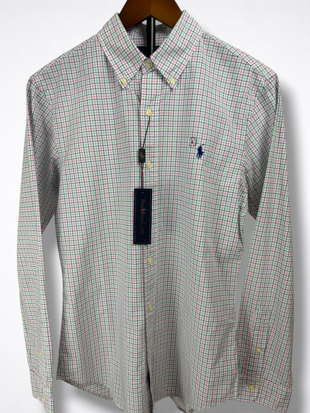 Camisa Polo Ralph Lauren Classic Fit Manga Larga Talla S