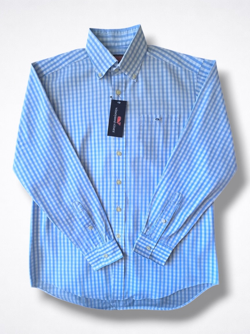 Camisa Vineyard Vines Classic Fit Manga Larga Talla M