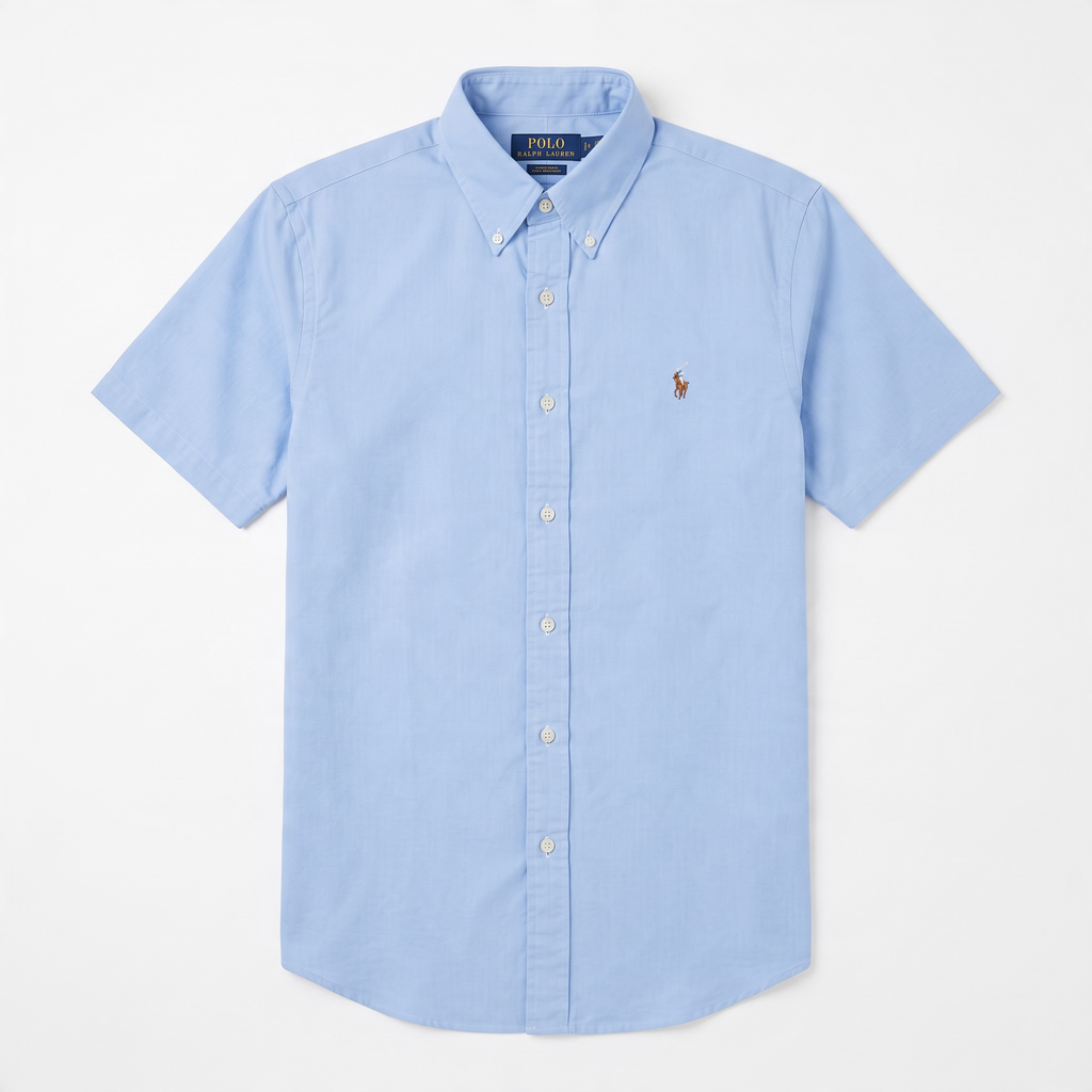 Camisa Polo Ralph Lauren manga corta talla L slim fit, viene reducida, sirve para talla M
