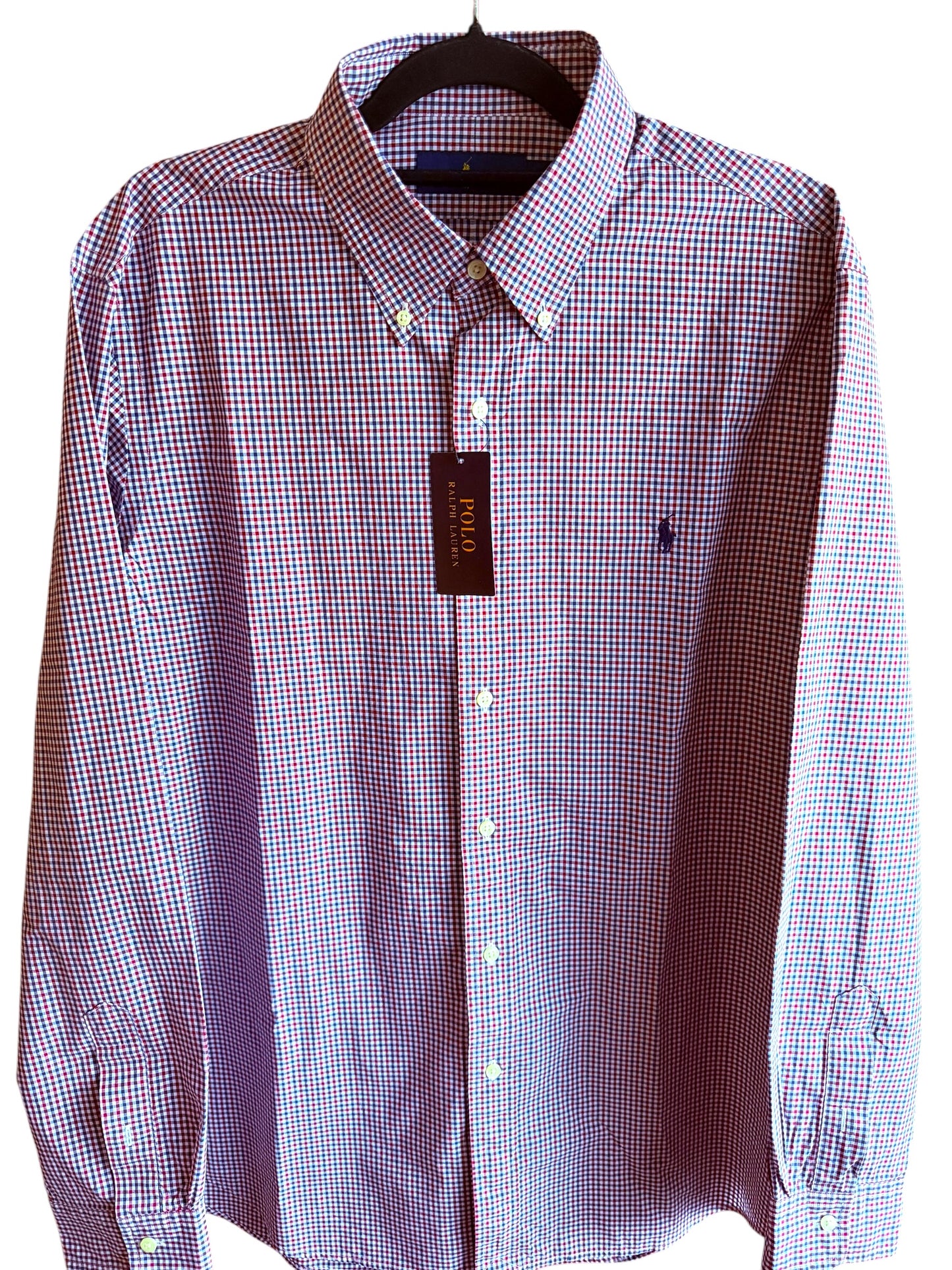 Camisa Polo Ralph Lauren Classic Fit Manga Larga Talla XL