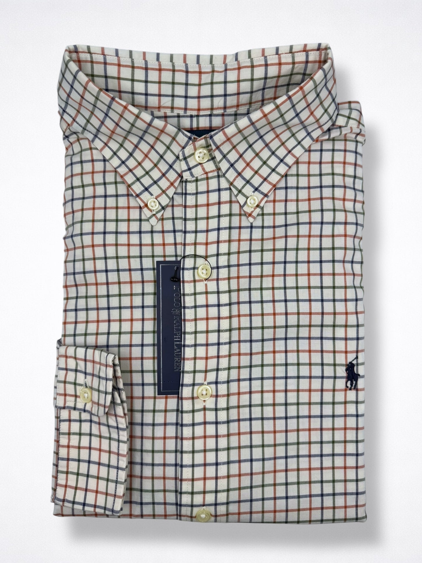 Camisa Polo Ralph Lauren Classic Fit Manga Larga Talla L