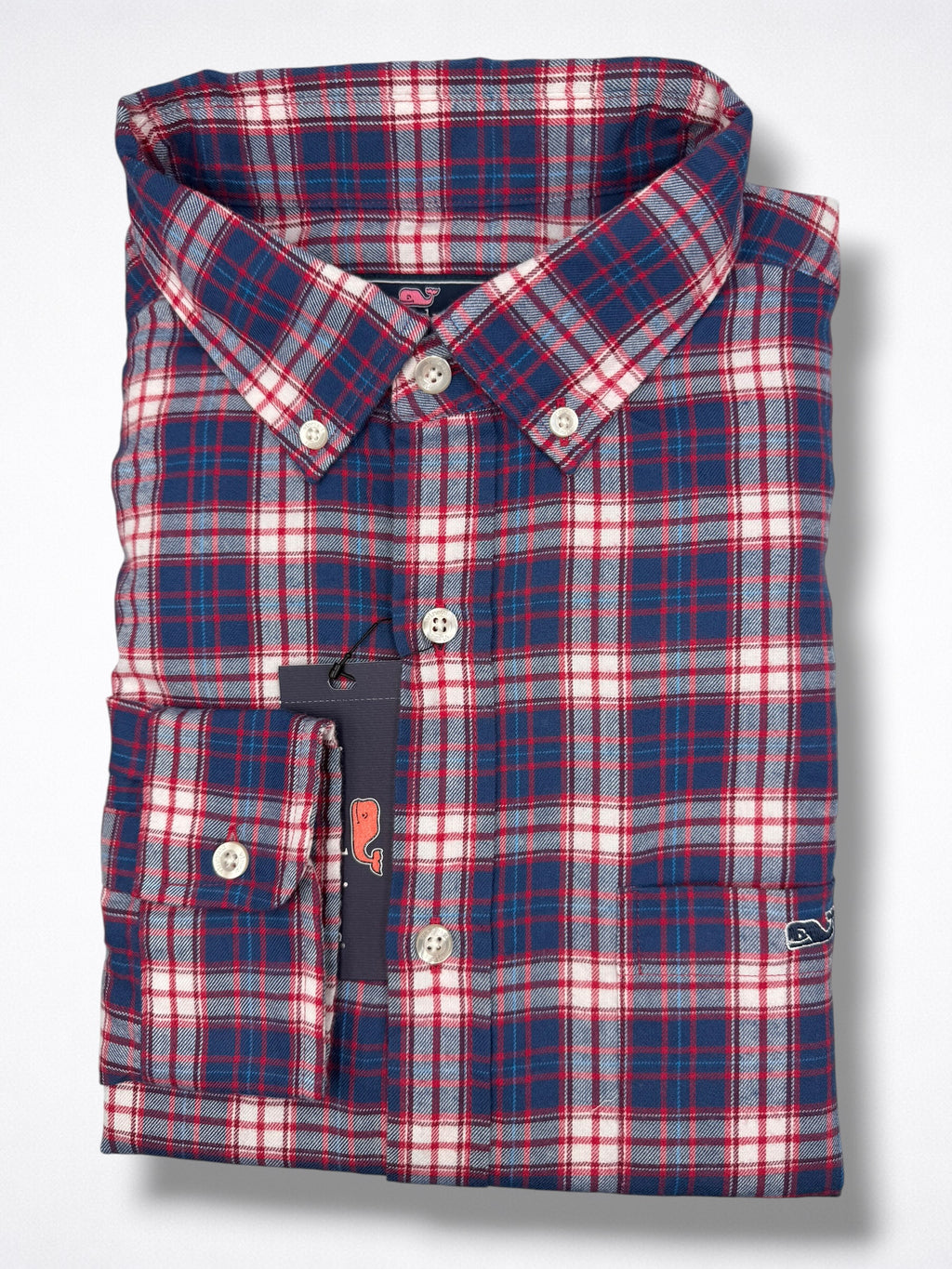 Camisa Vineyard Vines Classic Fit Manga Larga Talla L
