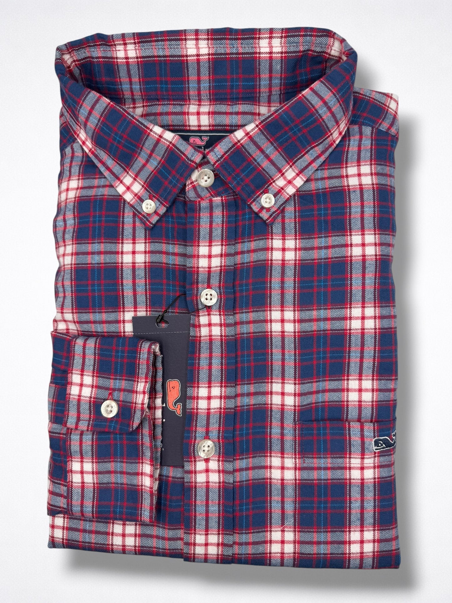 Camisa Vineyard Vines Classic Fit Manga Larga Talla L