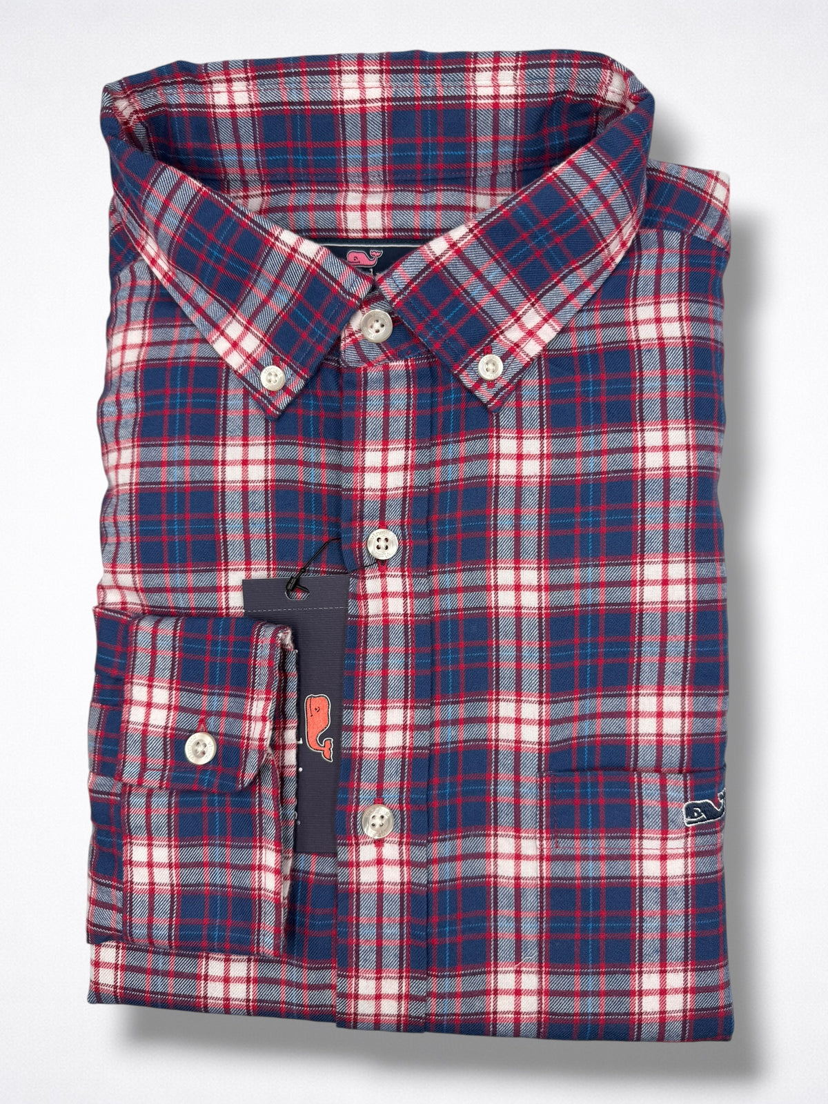 Camisa Vineyard Vines Classic Fit Manga Larga Talla L