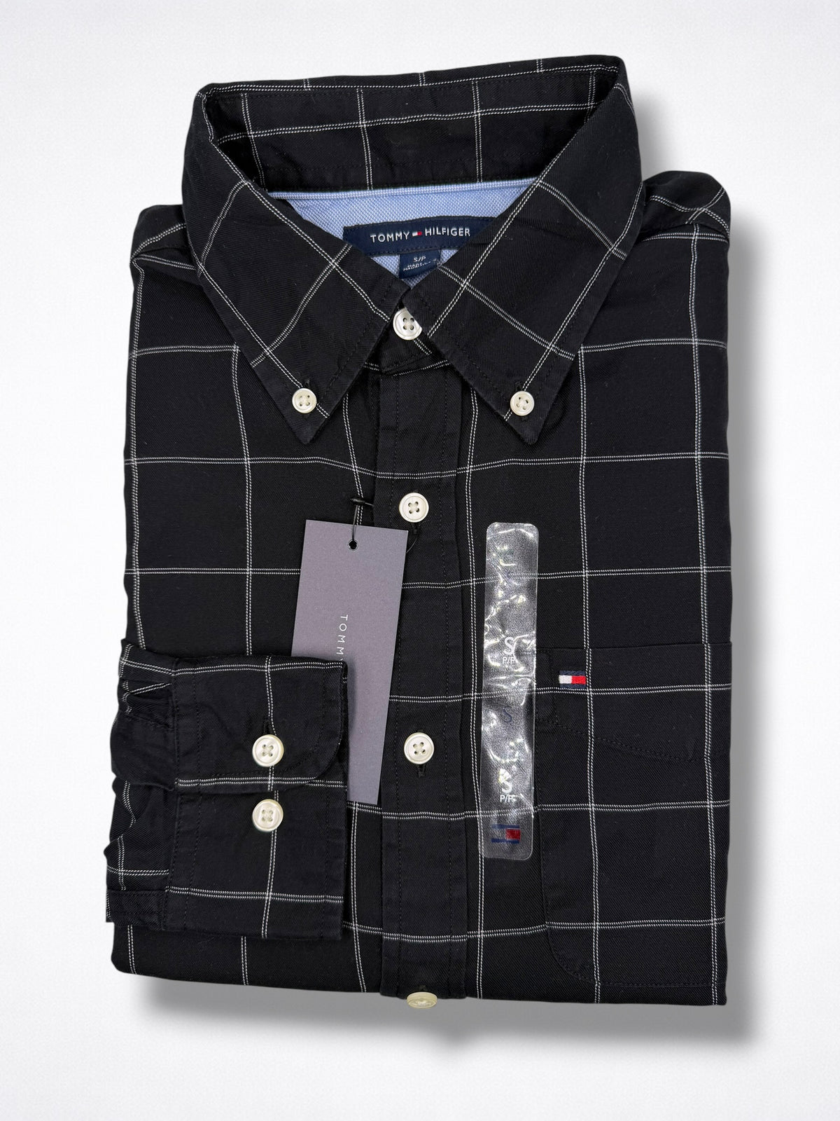 Camisa Tommy Hilfiger Classic Fit Manga Larga Talla S