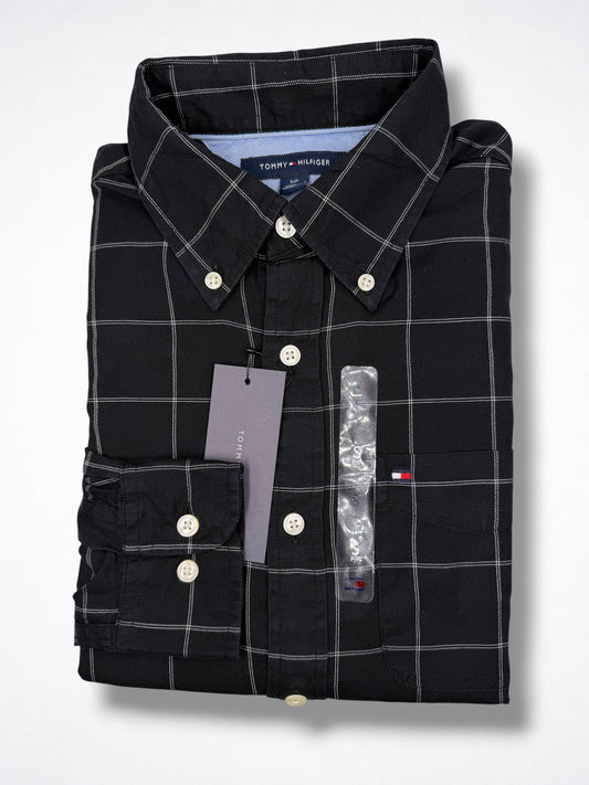 Camisa Tommy Hilfiger Classic Fit Manga Larga Talla S