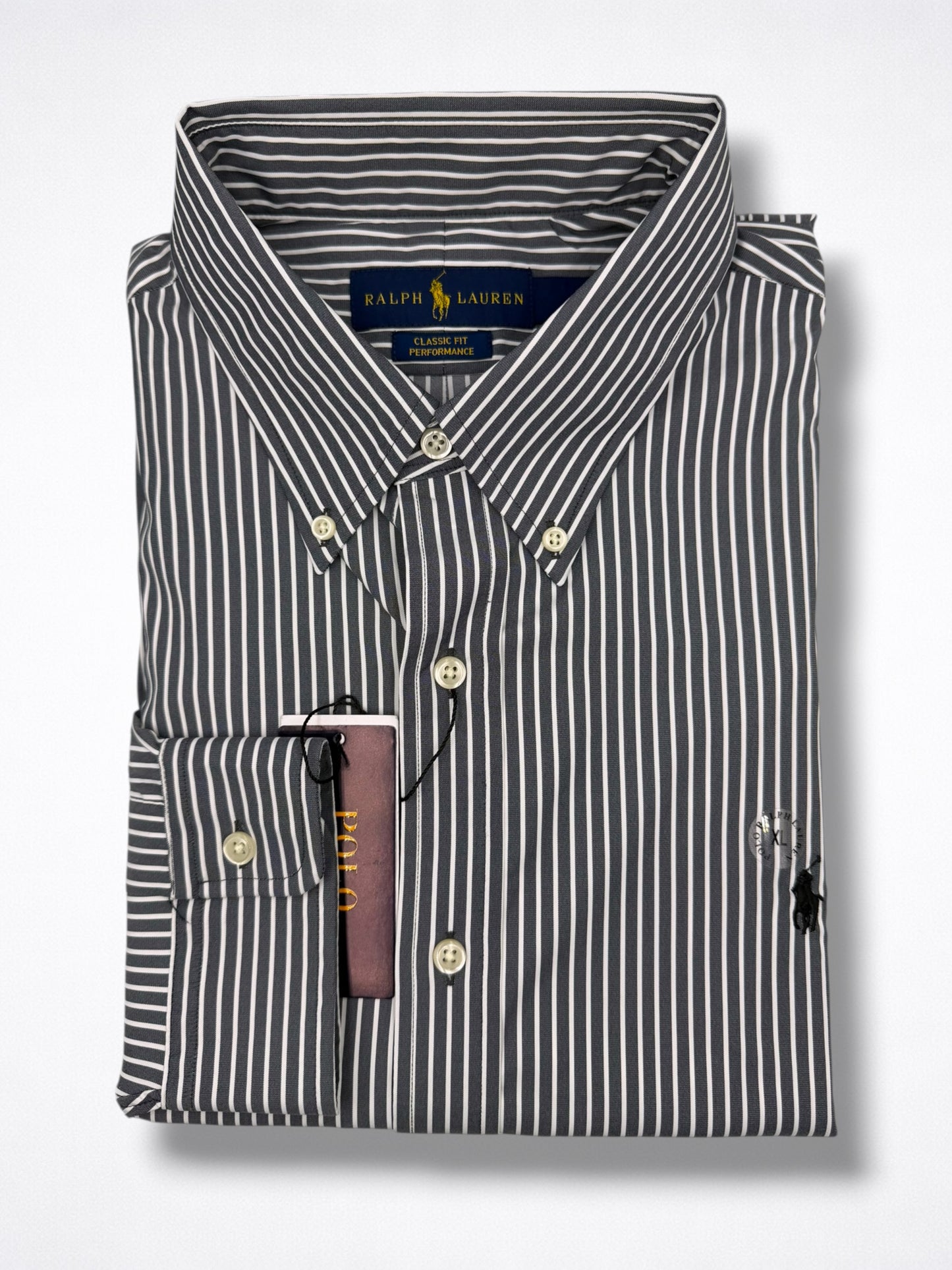 Camisa Polo Ralph Lauren Classic Fit Manga Larga Talla XL