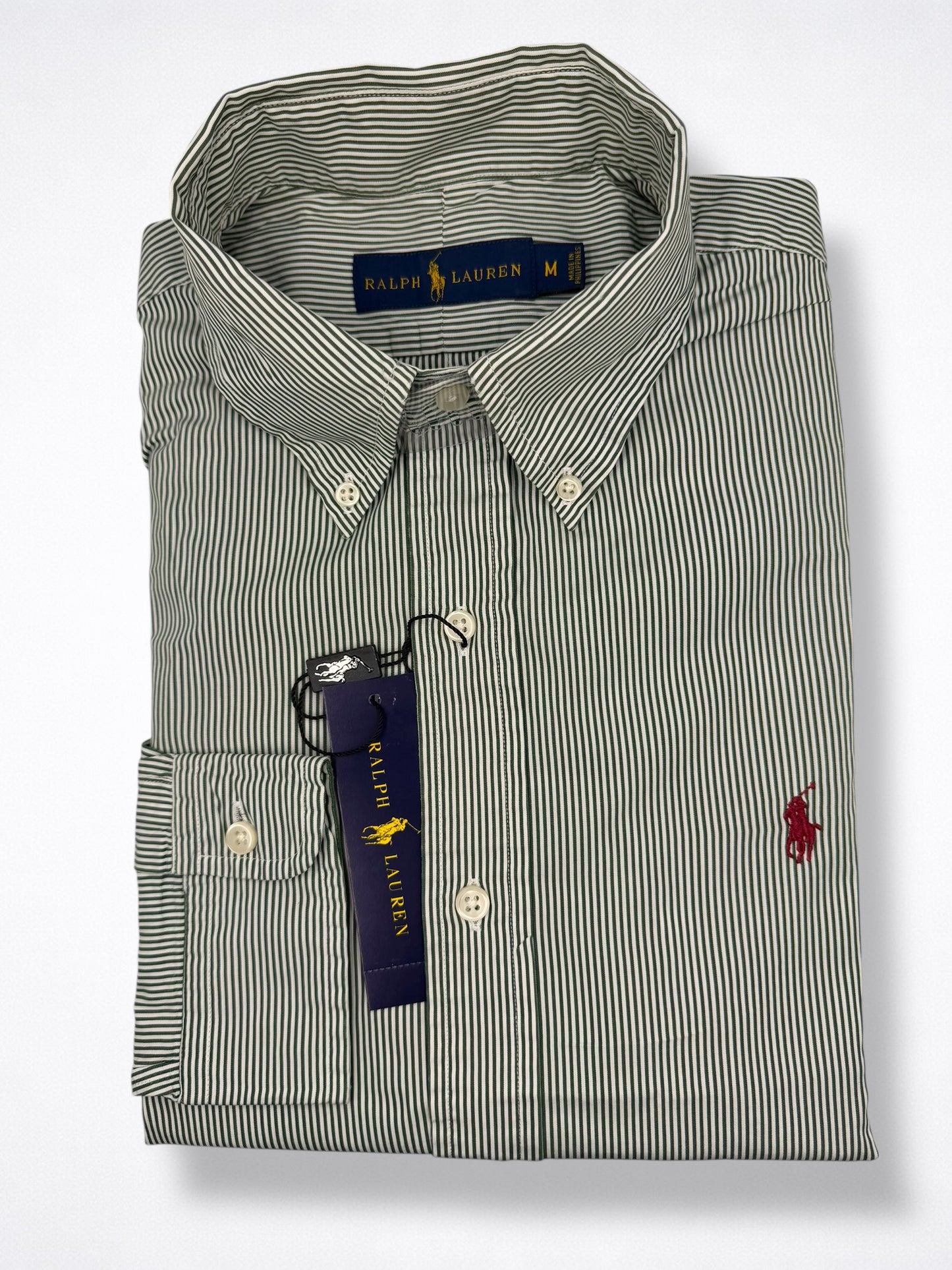Camisa Polo Ralph Lauren Classic Fit Manga Larga Talla M