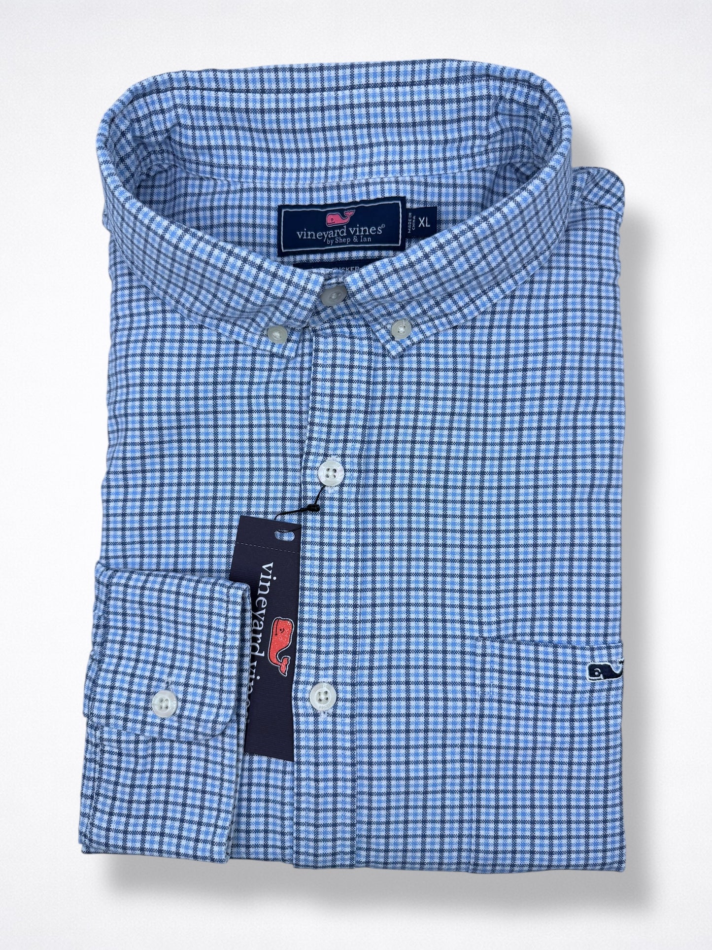 Camisa Vineyard Vines Classic Fit Manga Larga Talla L