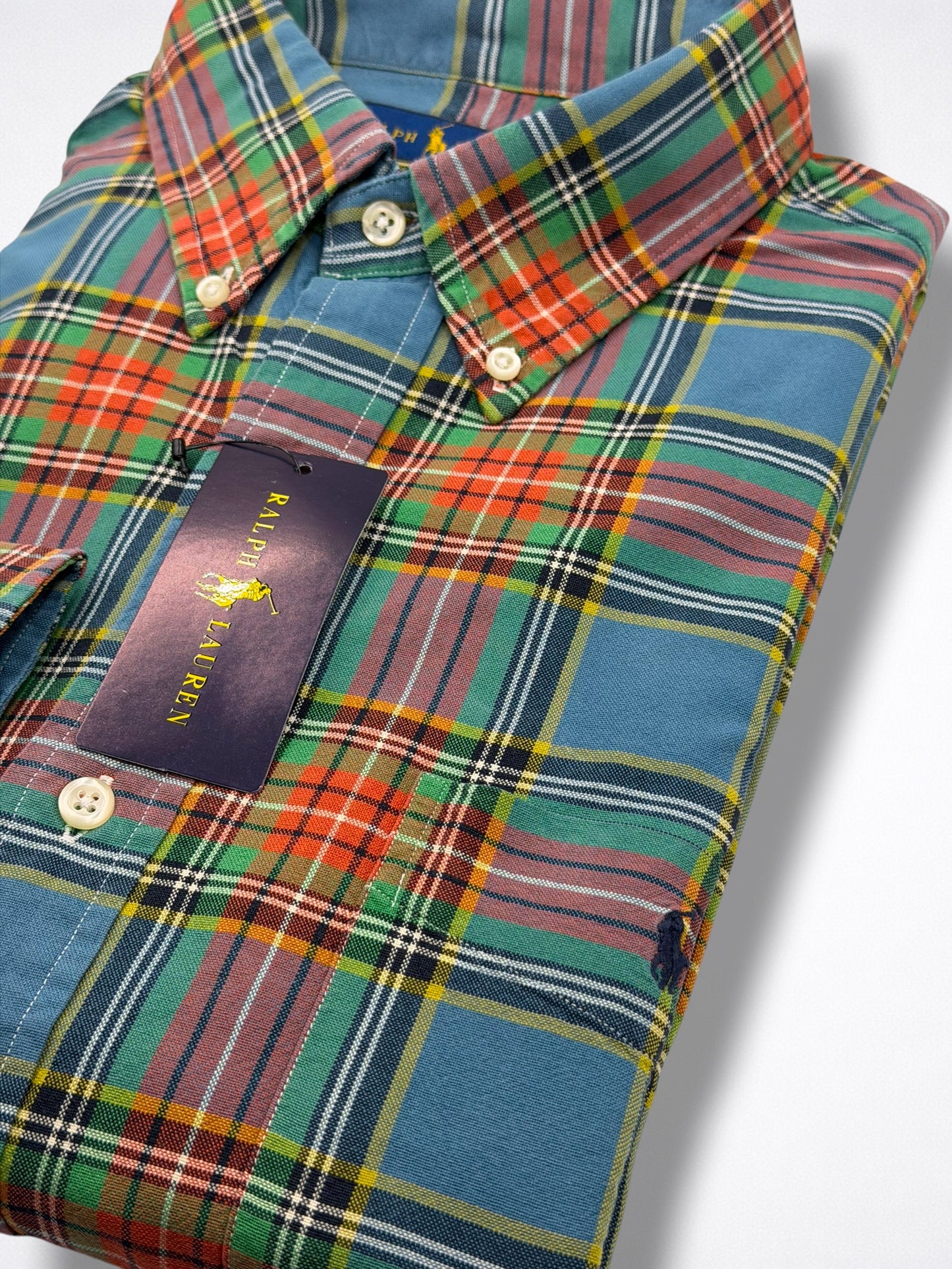 Camisa Polo Ralph Lauren Classic Fit Manga Larga Talla L