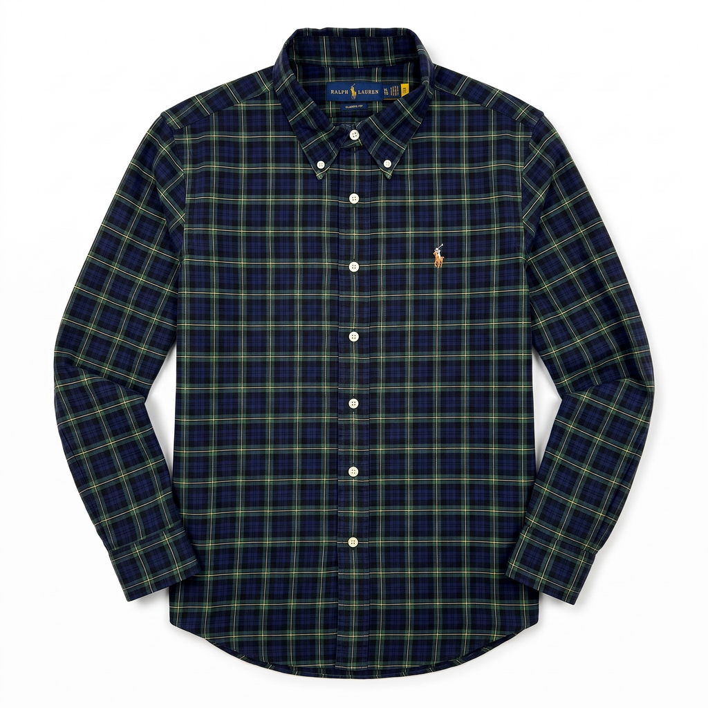 Camisa Polo Ralph Lauren Classic Fit manga larga talla XL