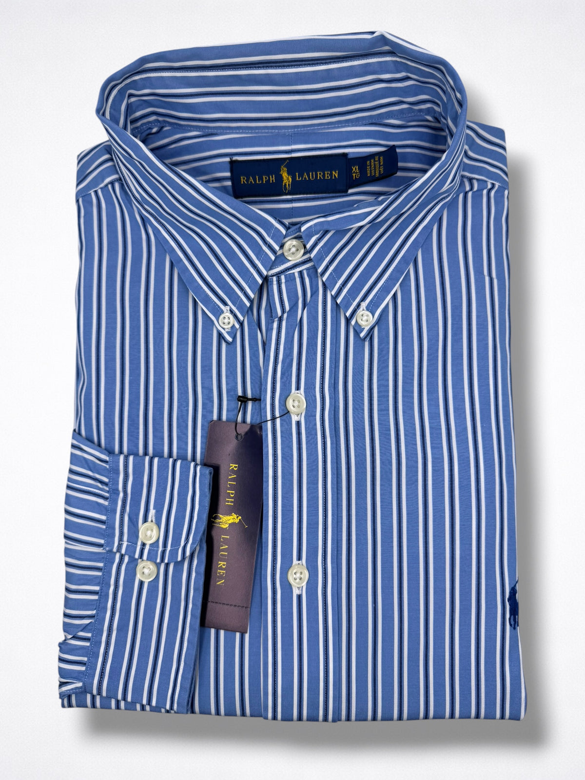 Camisa Polo Ralph Lauren Classic Fit Manga Larga Talla XL