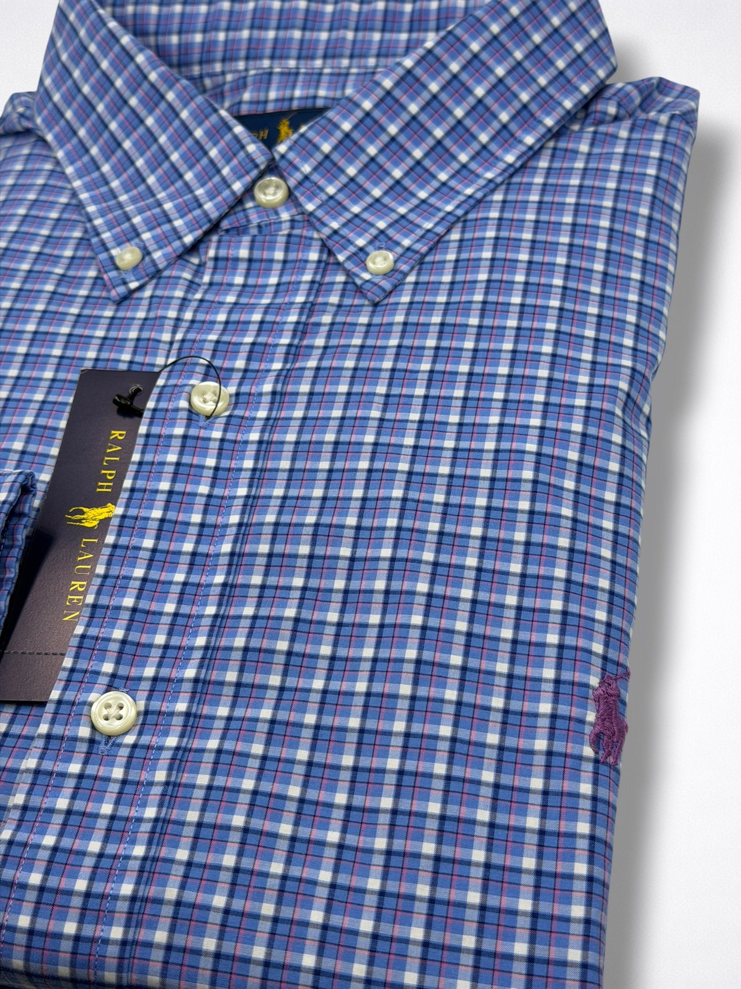 Camisa Polo Ralph Lauren Classic Fit Manga Larga Talla XL